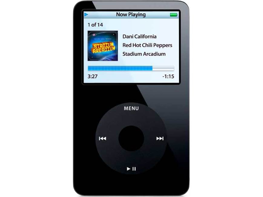 Apple iPod® 80GB (Black) Digital music/photo/video player (Black