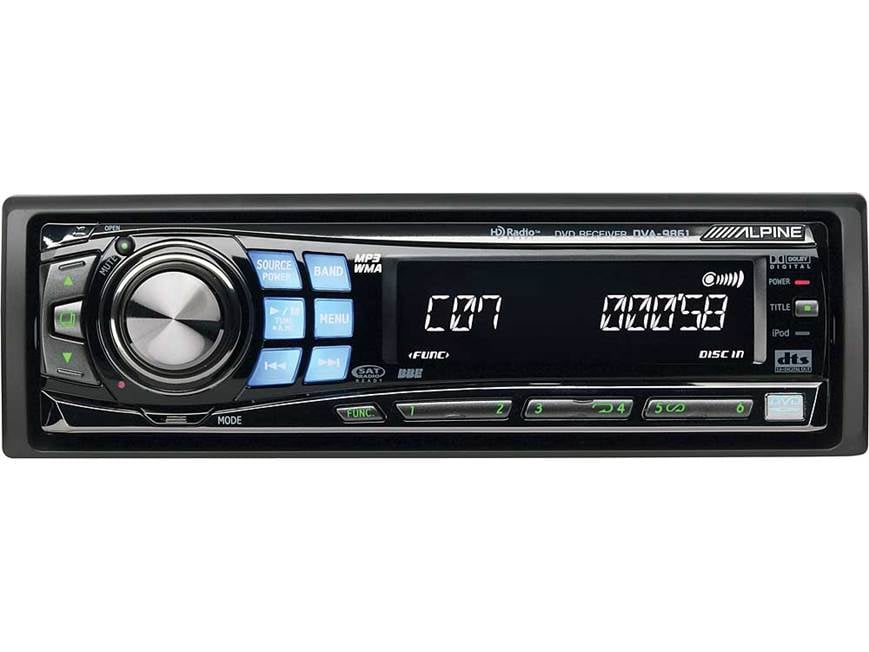 ALPINE DVA-9861 j1ヘッドユニット Alpine DVA-9861 In-dash DVD player at Crutchfield
