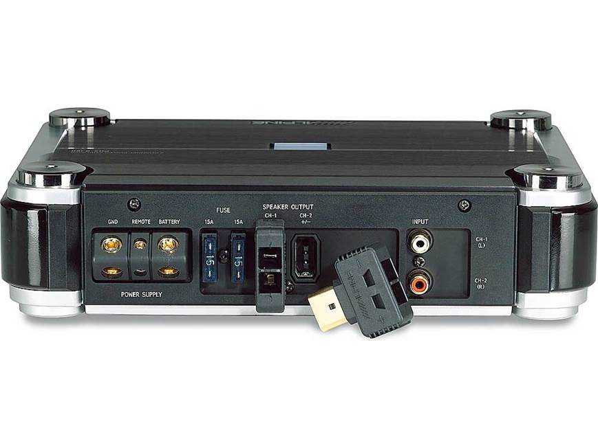 ALPINE パワーアンプ　PDX-2,150 Alpine PDX-2.150 2-channel car amplifier 150 watts RMS x 2 at