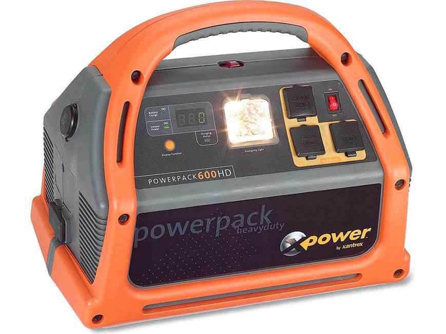 Sentrex Power Xantrex XPower Powerpack 600HD DC to AC power inverter/radio/lamp at ...