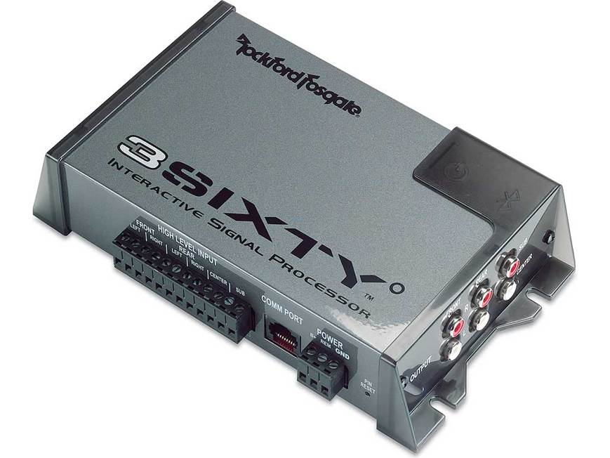 Rockford Fosgate シグナルプロセッサー 3SIXTY.2. Rockford Fosgate 3SIXTY.2 Interactive signal processor Expand and