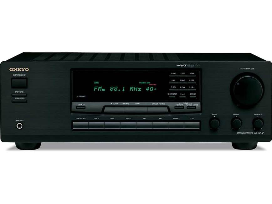 Onkyo TX-8222 Stereo receiver at Crutchfield