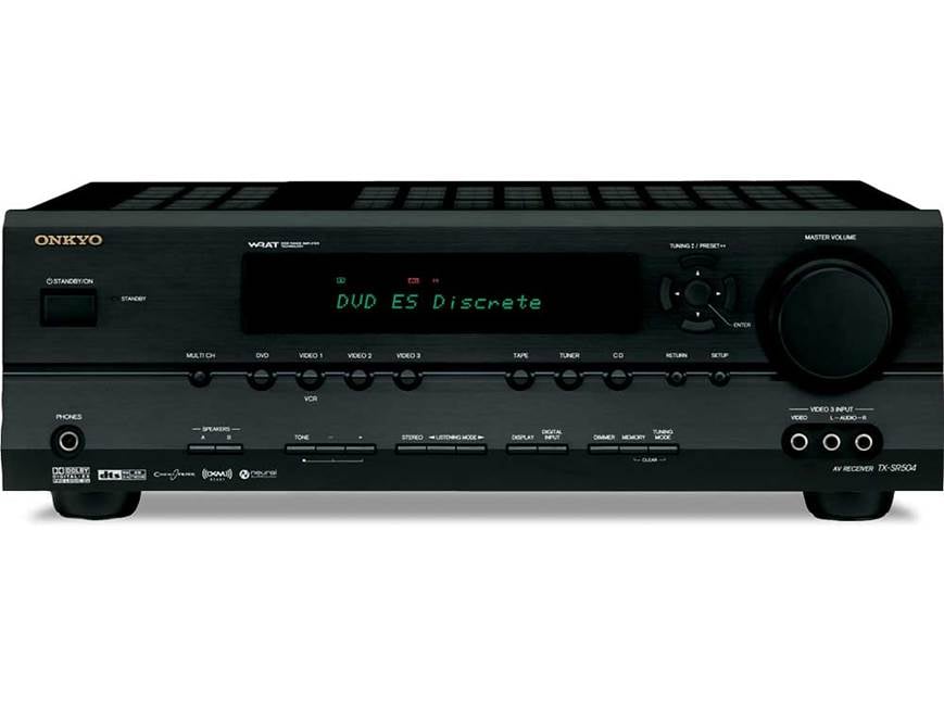 Onkyo TX-SR504 (Black) XM Ready home theater receiver (Black) at