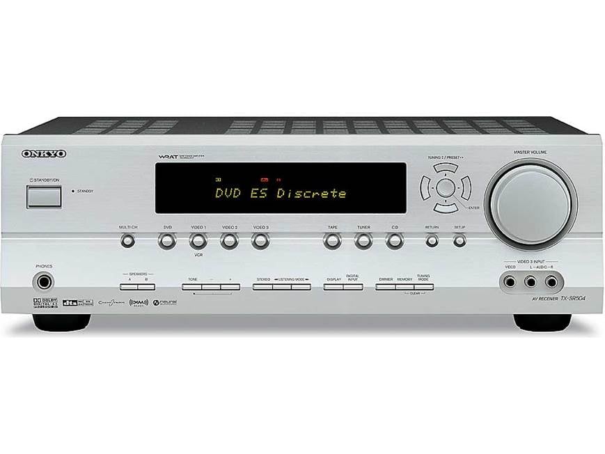 Onkyo TX-SR504 (Black) XM Ready home theater receiver (Black) at