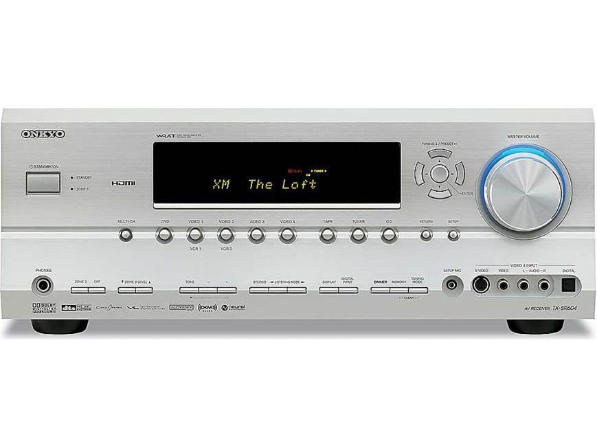 Onkyo TX-SR604 (Black) XM Ready home theater receiver (Black) at