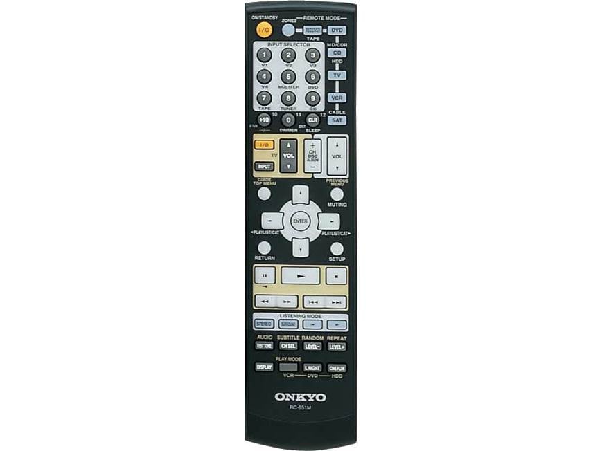 Onkyo TX-SR604 (Silver) XM Ready home theater receiver (Silver) at