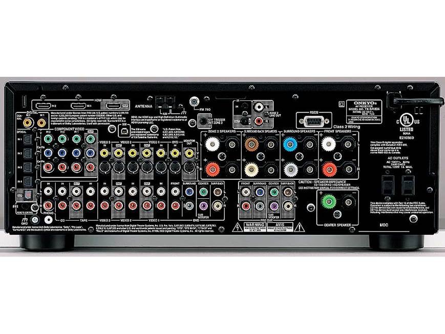 Onkyo TX-SR804 (Black) THX® Select2®-certified home theater