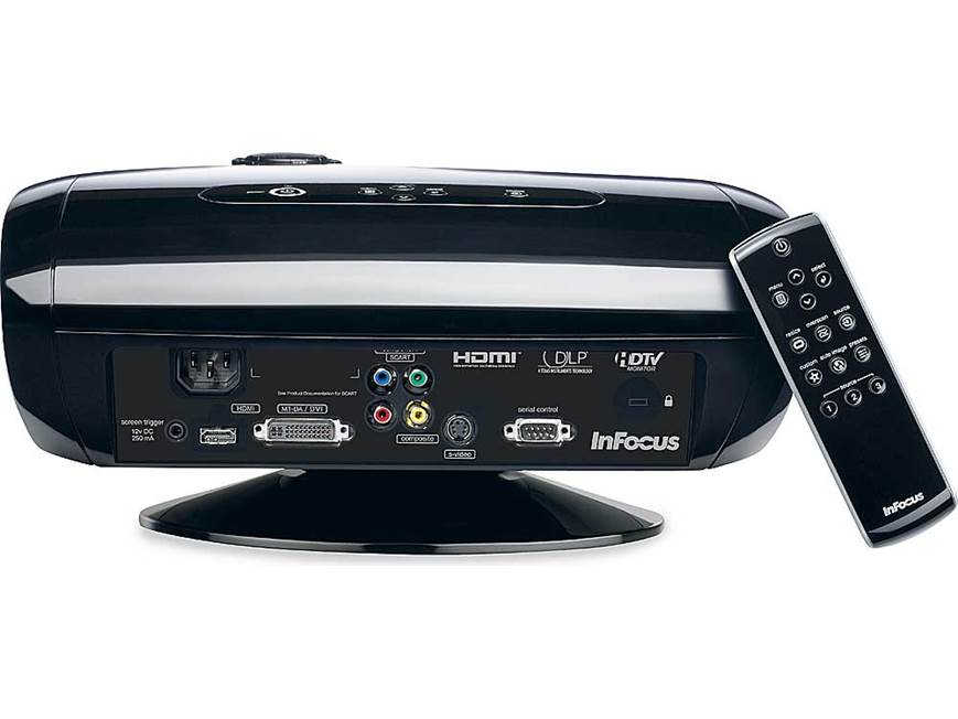 InFocus Play Big IN76 720p high-definition DLP projector at