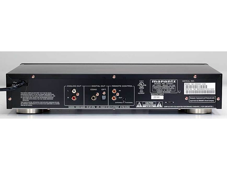 良品！marantz CD-5001 リモコン付き Marantz CD5001 CD player at Crutchfield