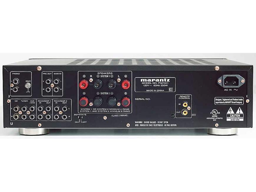 Marantz PM7001 Stereo integrated amplifier at Crutchfield
