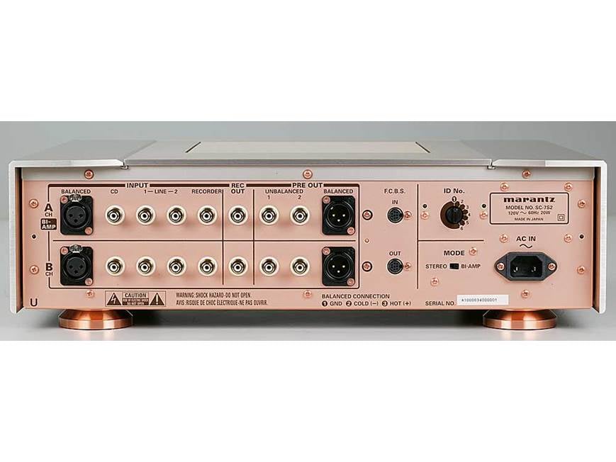 Marantz Reference Series SC-7S2 Stereo preamplifier at Crutchfield