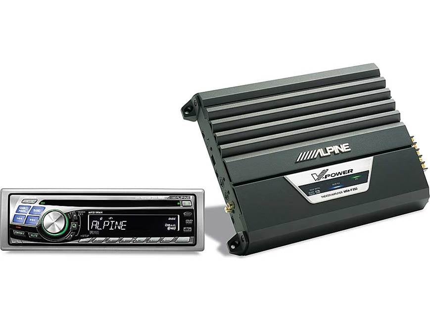 Alpine Mobile Theater Package Includes DVA-9860 DVD/CD receiver