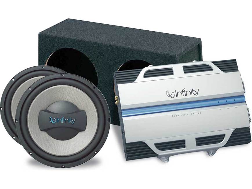 Infinity Bass Package Reference R611a mono amplifier Two Kappa