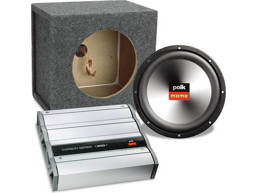 Polk/MOMO Bass Package C500.1 mono amplifier MM2104 10