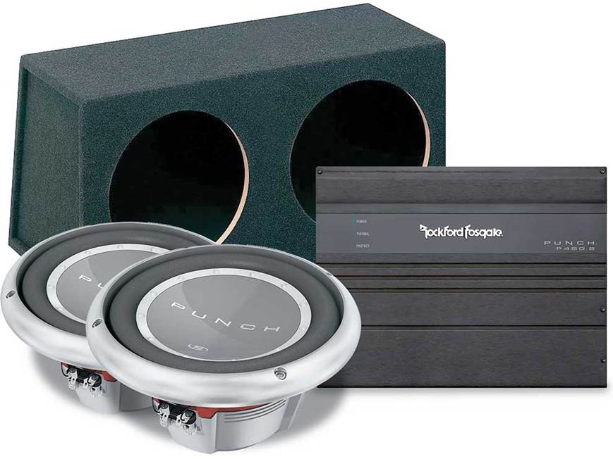 nn ロックフォード PUNCH 450.2 アンプ Rockford Fosgate Bass Package Punch P450.2 2-channel amplifier Two