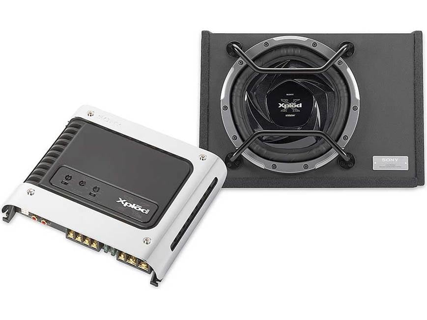 Sony Slim Series Bass Package XM-1S mono amplifier XS-LB10S