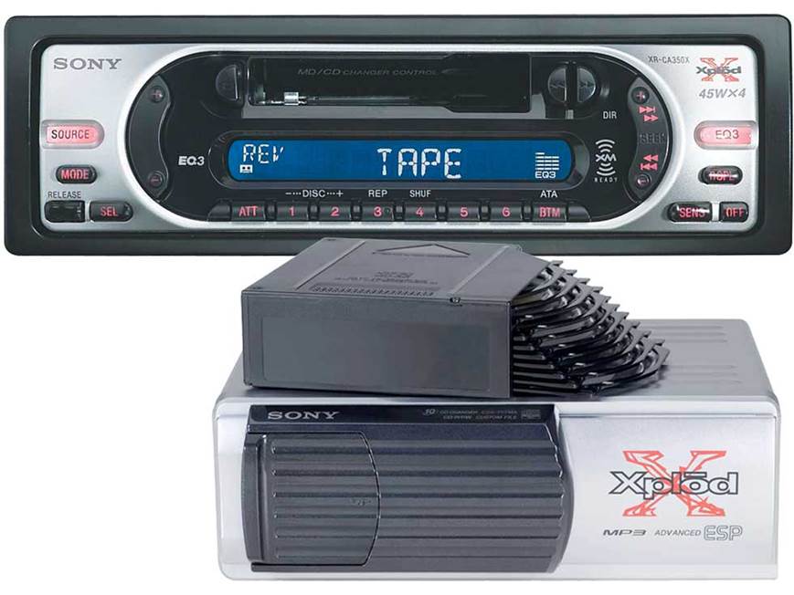 Sony XR-CA350X and CDX-757MX Cassette receiver and CD changer