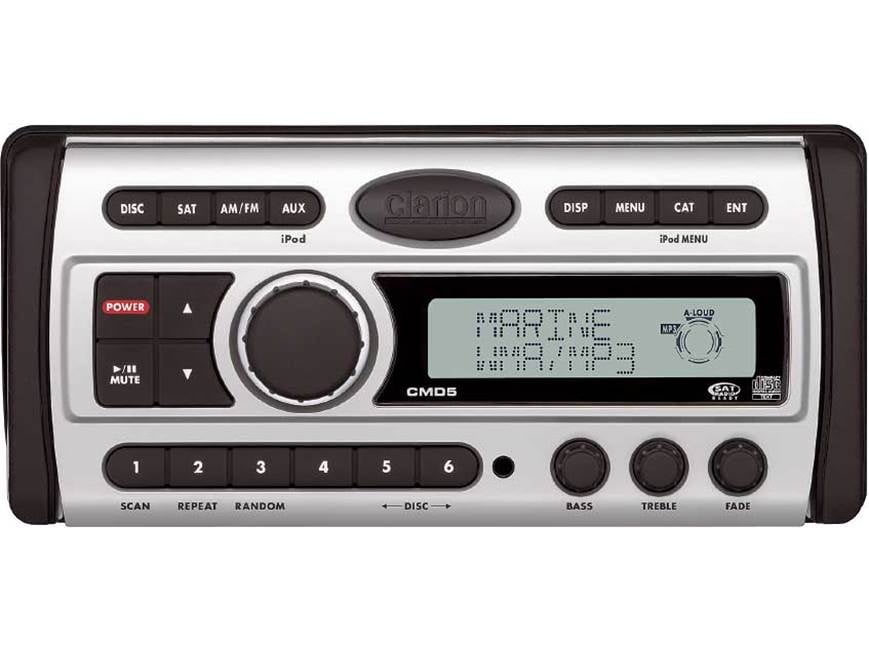 Clarion CMD5 Marine CD receiver at Crutchfield