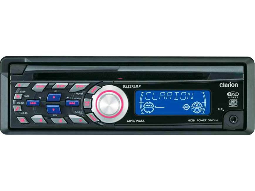 Clarion DXZ375MP CD receiver with MP3/WMA playback at Crutchfield