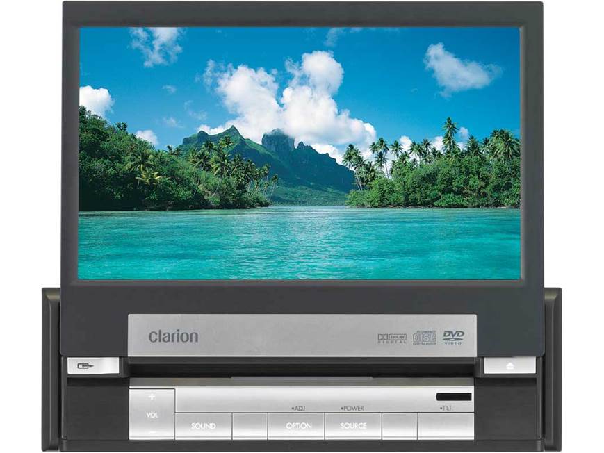 Clarion VRX575USB DVD receiver at Crutchfield