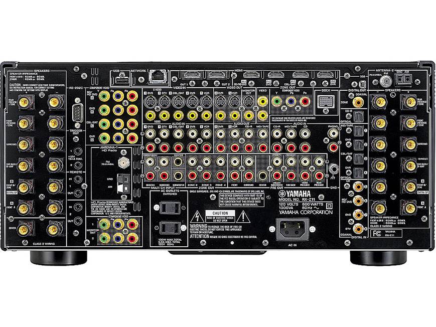 Yamaha RX-Z11 THX® Ultra2 Plus home theater receiver at Crutchfield