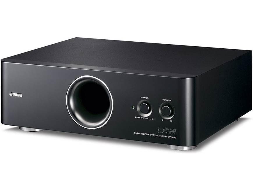 YAMAHA サブウーファーシステム YST-FSW150 ブラック オーディオ Yamaha YST-FSW150 Ultra-compact powered subwoofer at Crutchfield