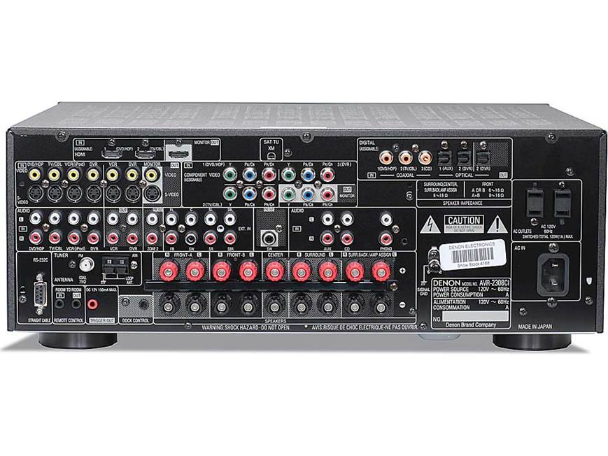 Denon AVR-2308CI Home theater receiver with HDMI switching and
