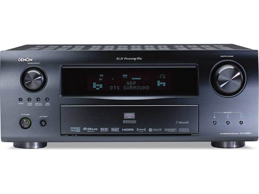 Denon AVR-3808CI Home theater receiver with HDMI switching and Denon AVR-3808CI Home theater receiver with HDMI switching and