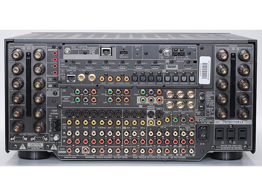 Denon AVR-5308CI Home theater receiver with built-in Wi-Fi® at