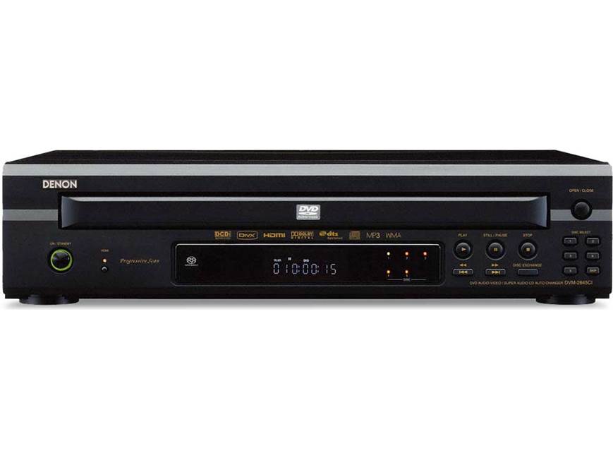 Denon DVM-2845CI 5-disc DVD/CD/SACD/DVD-Audio changer at Crutchfield