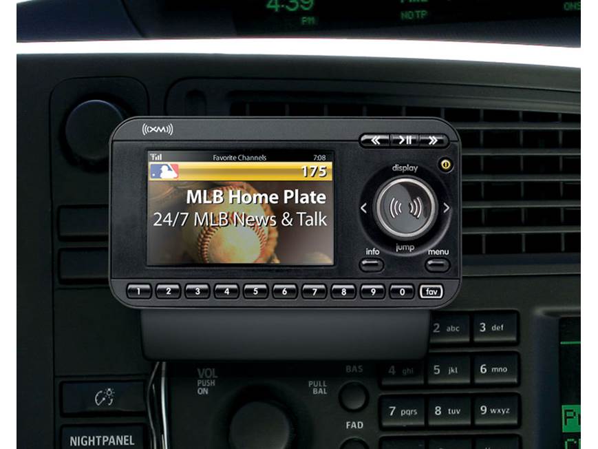 XM XpressRC Plug-and-play XM satellite radio with color split