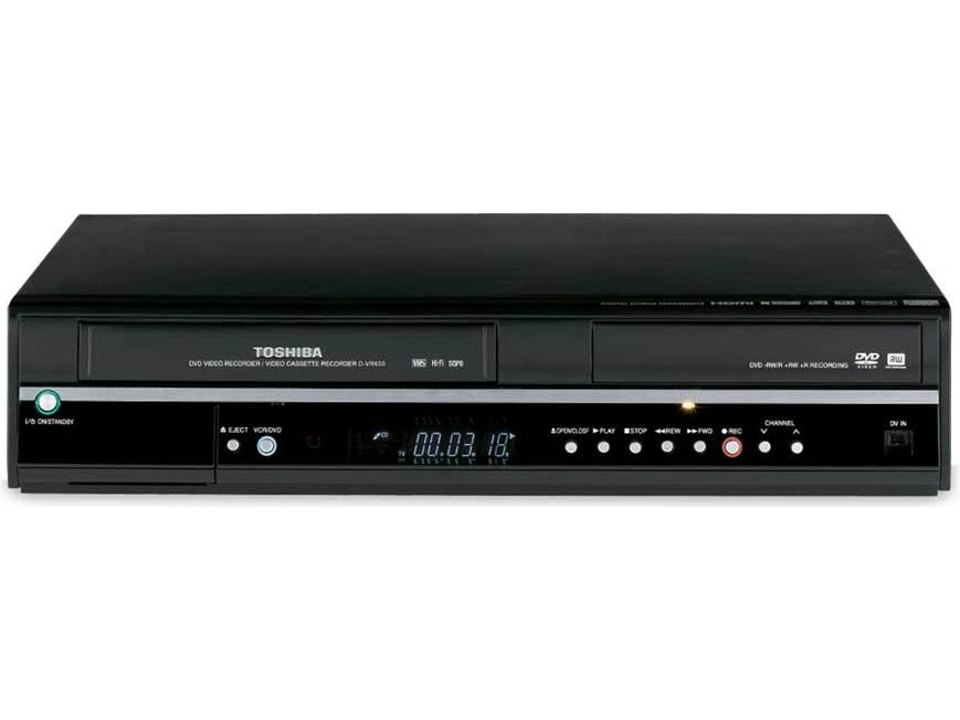 Toshiba D-VR650 DVD recorder/VCR combo with built-in digital TV