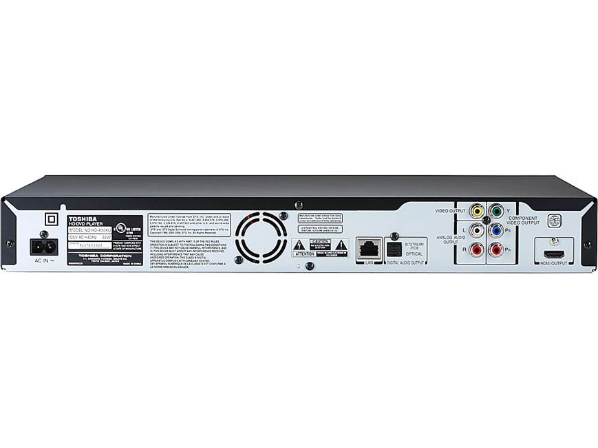 Toshiba HD-A30 with 300 and The Bourne Identity HD DVD high