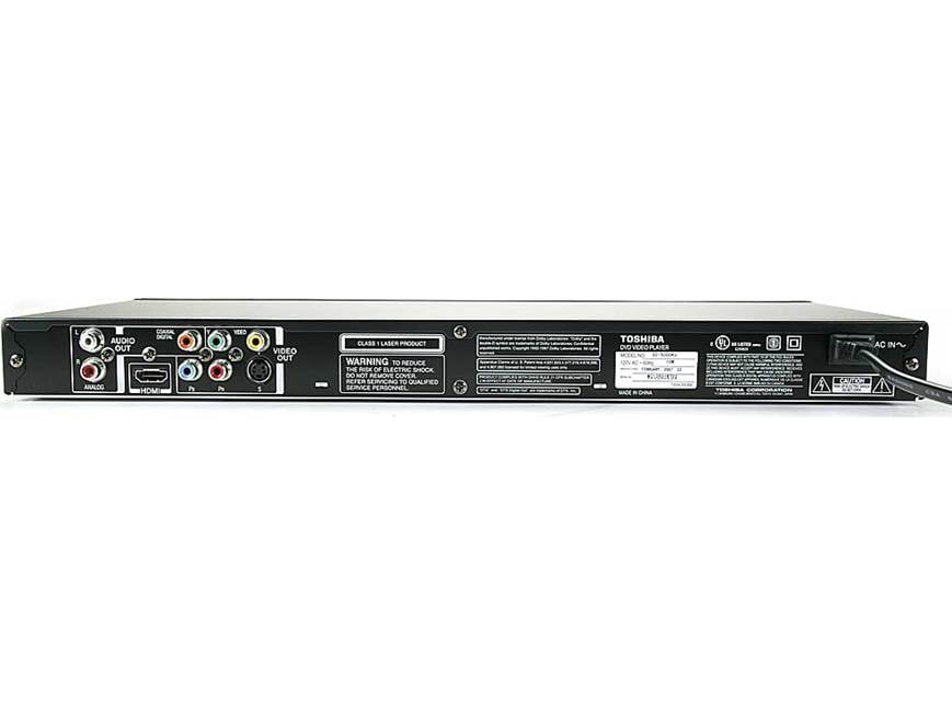 Toshiba SD-5000 DVD/CD player with digital video output and