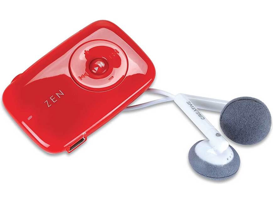 Creative ZEN Stone (Red) MP3/WMA player (Red) at Crutchfield