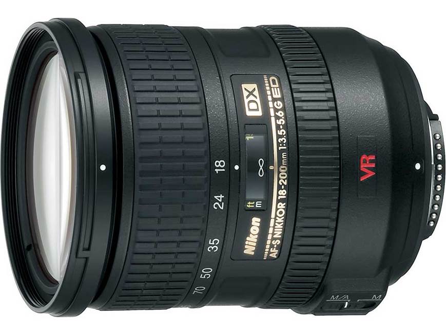 Nikon D200 Kit 10.2-megapixel digital SLR camera with 18-200mm