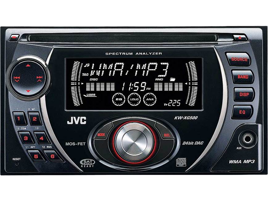 JVC KW-XG500 CD receiver at Crutchfield