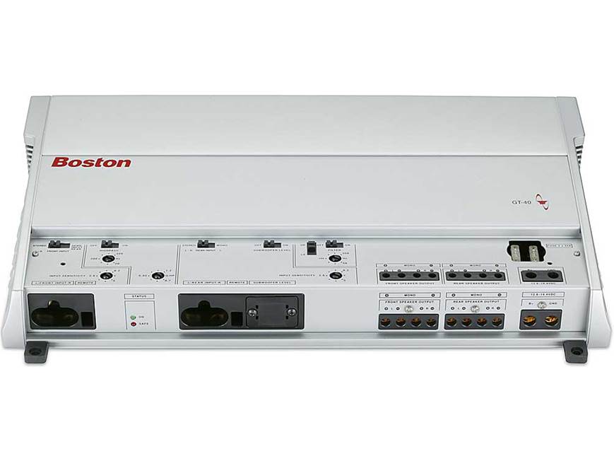 Boston Acoustics GT-40 4-channel car amplifier 55 watts RMS x 4 at