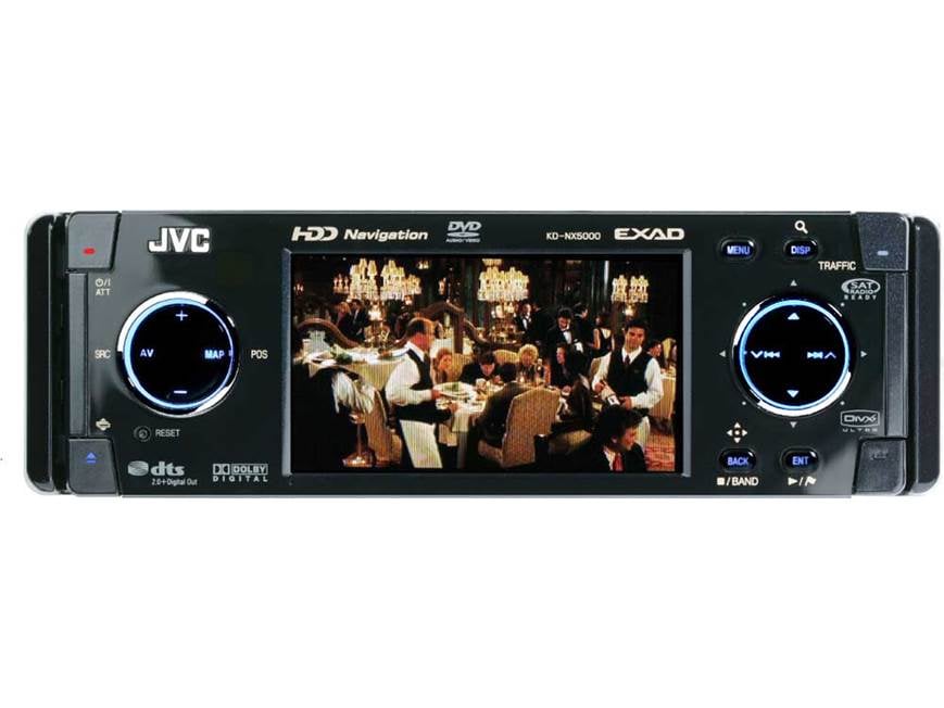 JVC KD-NX5000 DVD/navigation receiver at Crutchfield