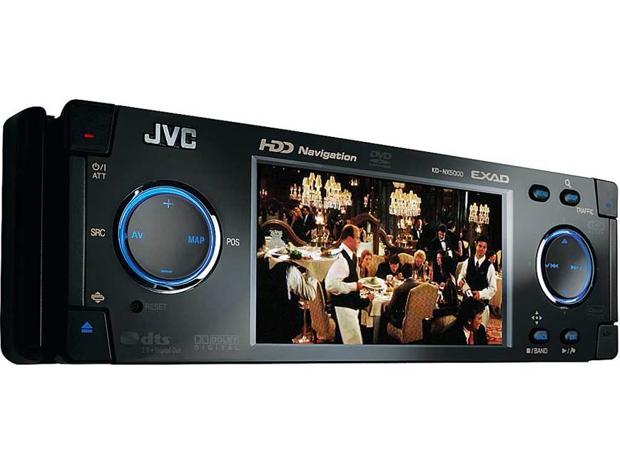 JVC KD-NX5000 DVD/navigation receiver at Crutchfield