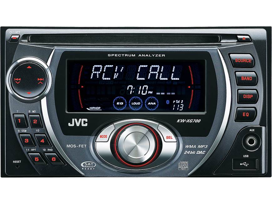 JVC KW-XG700 CD receiver at Crutchfield