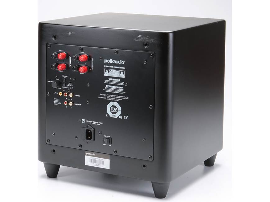 Polk Audio DSW PRO™ 400 Powered subwoofer at Crutchfield