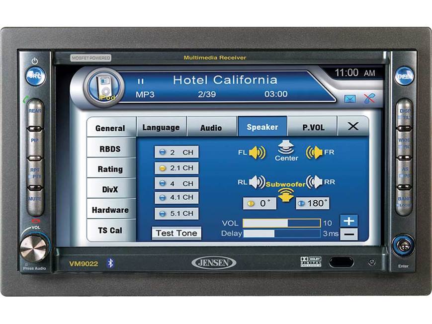 Jensen VM9022 DVD receiver at Crutchfield