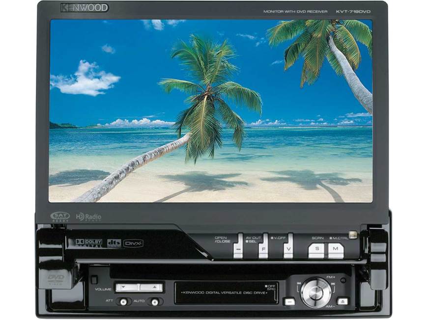 Kenwood KVT-719DVD DVD receiver (New Stock) at Crutchfield