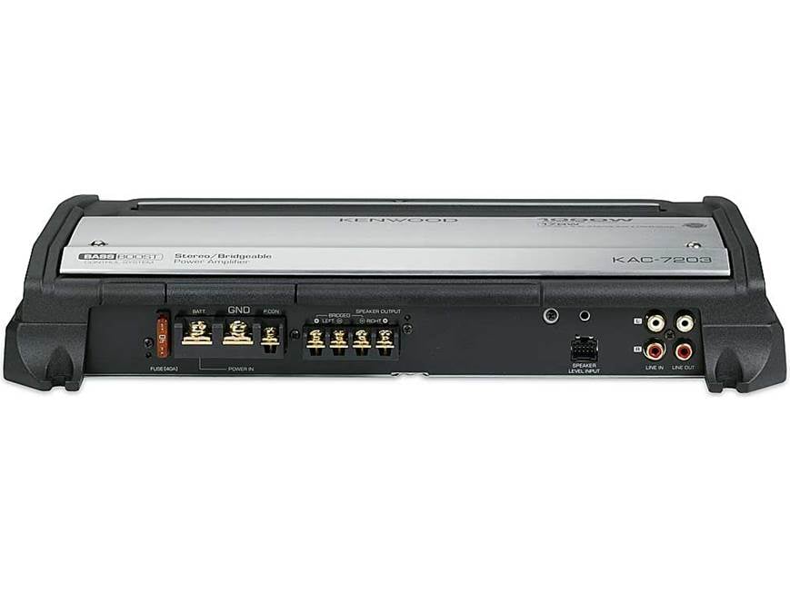 Kenwood KAC-7203 2-channel car amplifier 170 watts RMS x 2 at