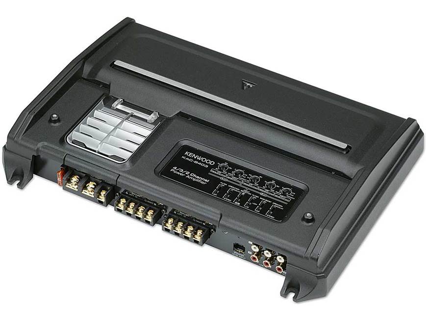 Kenwood KAC-8403 4-channel car amplifier 60 watts RMS x 4 (New