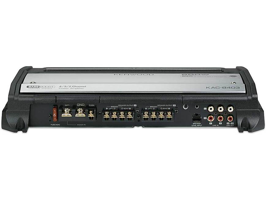 Kenwood KAC-8403 4-channel car amplifier 60 watts RMS x 4 (New