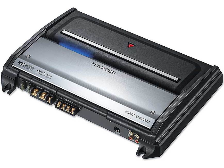 Kenwood KAC-9103D Mono subwoofer amplifier 900 watts RMS x 1 at 2