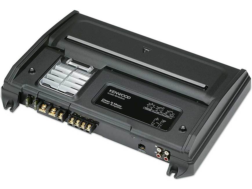 Kenwood KAC-9103D Mono subwoofer amplifier 900 watts RMS x 1 at 2