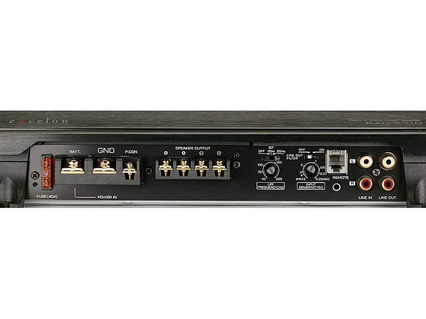 Kenwood Excelon KAC-X10D Mono subwoofer amplifier 600 watts RMS x